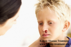 What can cause bleeding nose in kidney failure