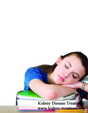 Can Kidney Failure Patients with Lower GFR Have Sleep Feeling