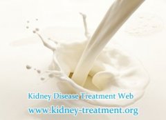 Drinking Milk for the Treatment of Chronic Kidney Disease