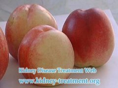 On Dialysis is Peach Good to Eat