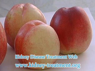 On Dialysis is Peach Good to Eat  