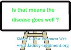 Creatinine Level Downs from 7.8 to 5.6 after Dialysis is that Means My Disease Goes Well
