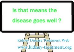 Creatinine Level Downs from 7.8 to 5.6 after Dialysis is that Means My Disease Goes Well