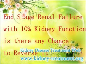 End Stage Renal Failure with 10% Kidney Function is there any Chance to Reverse It