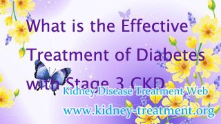 What is the Effective Treatment of Diabetes with Stage 3 CKD