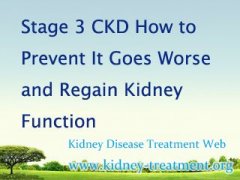 Stage 3 CKD How to Prevent It Goes Worse and Regain Kidney Function