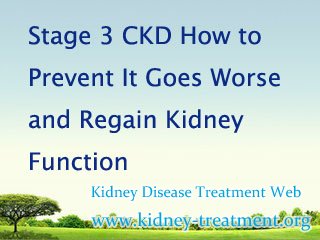 Stage 3 CKD How to Prevent It Goes Worse and Regain Kidney Function, Stage 3 CKD,Chronic kidney disease