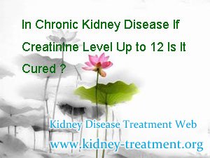 In Chronic Kidney Disease If Creatinine Level Up to 12 Is It Cured