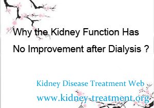 Why the Kidney Function Has No Improvement after Dialysis