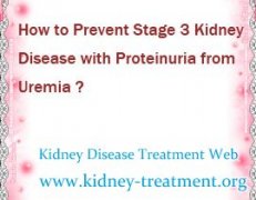 How to Prevent Stage 3 Kidney Disease with Proteinuria from Uremia