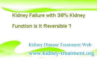 Kidney Failure with 38% Kidney Function is It Reversible