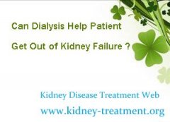 Can Dialysis Help Patient Get Out of Kidney Failure