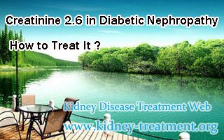 Creatinine 2.6 in Diabetic Nephropathy How to Treat It