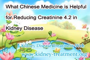 What Chinese Medicine is Helpful for Reducing Creatinine 4.2 in Kidney Disease
