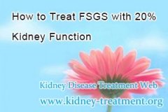 How to Treat FSGS with 20% Kidney Function