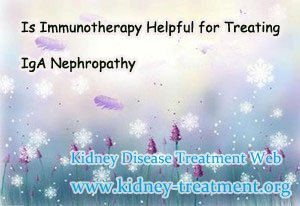 Is Immunotherapy Helpful for Treating IgA Nephropathy