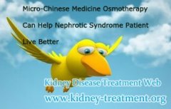 Micro-Chinese Medicine Osmotherapy Can Help Nephrotic Syndrome Patient Live Better