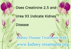 Does Creatinine 2.5 and Urea 93 Indicate Kidney Disease