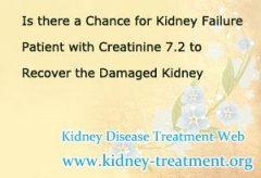 Is there a Chance for Kidney Failure Patient with Creatinine 7.2 to Recover the Damaged Kidney