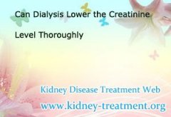 Can Dialysis Lower the Creatinine Level Thoroughly