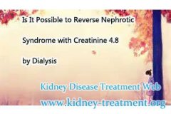 Is It Possible to Reverse Nephrotic Syndrome with Creatinine 4.8 by Dialysis