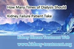How Many Times of Dialysis Should Kidney Failure Patient Take