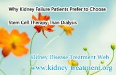 Why Kidney Failure Patients Prefer to Choose Stem Cell Therapy Than Dialysis