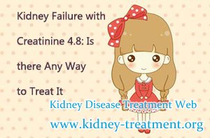 Kidney Failure with Creatinine 4.8: Is there Any Way to Treat It