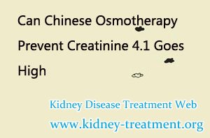Can Chinese Osmotherapy Prevent Creatinine 4.1 Goes High