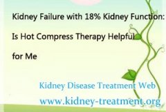 Kidney Failure with 18% Kidney Function: Is Hot Compress Therapy Helpful for Me