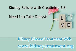 Kidney Failure with Creatinine 6.8: Need I to Take Dialysis