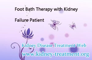 Foot Bath Therapy with Kidney Failure Patient