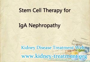 Stem Cell Therapy for IgA Nephropathy