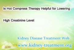 Is Hot Compress Therapy Helpful for Lowering High Creatinine Level