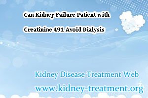 Can Kidney Failure Patient with Creatinine 491 Avoid Dialysis