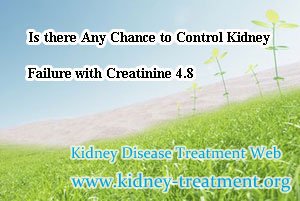 Is there Any Chance to Control Kidney Failure with Creatinine 4.8