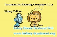 Treatment for Reducing Creatinine 8.1 in Kidney Failure