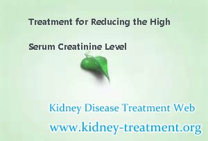 Treatment for Reducing the High Serum Creatinine Level