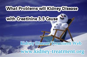 What Problems will Kidney Disease with Creatinine 3.5 Cause