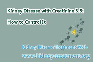Kidney Disease with Creatinine 3.5: How to Control It
