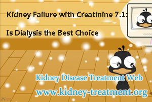 Kidney Failure with Creatinine 7.1: Is Dialysis the Best Choice
