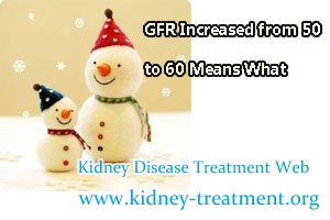GFR Increased from 50 to 60 Means What