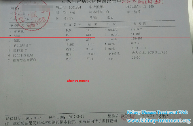 Can Diabetic Nephropathy With Creatinine 688 be Treated