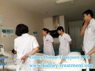 What is Solution of Chronic Kidney Disease with Creatinine 5.36