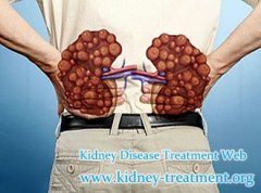 What is Cause and Management to Back Pain in PKD and GFR 34