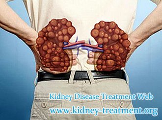 What is Cause and Management to Back Pain in PKD and GFR 34